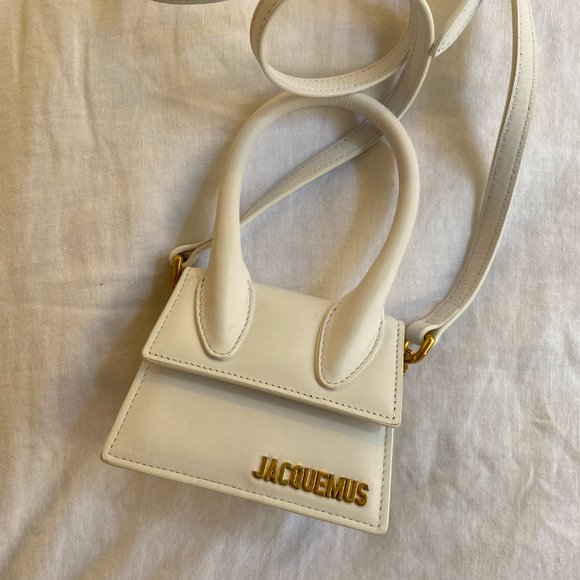 Jacquemus White Mini 'Le Chiquito' Clutch - Picture 1 of 3